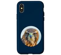 Hawk stare regal bird of prey birding bird watching Case for iPhone X/XS