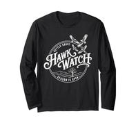Hawk Watch Season Birdwatching Raptor Migration Long Sleeve T-Shirt