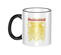 Hawk%Wind Band Mugs Music Theme Funny Coffee Cups - Retro Band Mugs Pop Band and Rock Band Design, 330ml Original Gifts