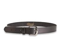 Hawkdale Leather Belt Men 1.25 Inch - Black, Brown Suit Trouser - Made In The UK # 804-400 [Black] [Medium - 32" - 36" (80-90 cm)]
