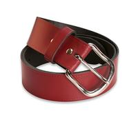Hawkdale UK Made Mens Leather Belt 1.5" Wide - Large - 36-40" - Red