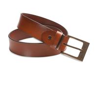 Hawkdale UK Made Mens Leather Belt 1.5" Wide - Medium - 32-36" - Tan