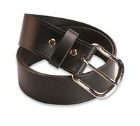 Hawkdale UK Made Mens Leather Belt 1.5" Wide - XL - 40-44" - Black