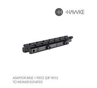 Hawke Adaptor Base 9-11mm Airgun or 3/8" Rifle to Weaver/Picatinny with Elevation