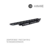 Hawke Adaptor Base 9-11mm Airgun or 3/8" Rifle to Weaver/Picatinny with Elevation & Extension
