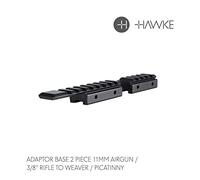 Hawke Adaptor Base 9-11mm Airgun or 3/8" Rifle to Weaver/Picatinny with extension