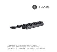 Hawke Adaptor Base 9-11mm Airgun or 3/8" Rifle to Weaver/Picatinny with extension