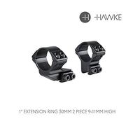 Hawke Extension 9-11 High Riflescope Ring Mount with 1" extension