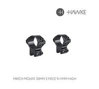 Hawke Match 9-11m High Riflescope Ring Mounts 30mm