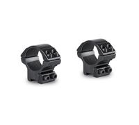 Hawke Match Rifle Scope Mount Rings 9-11mm Dovetail 1" Tube LOW Height 22100