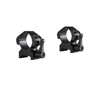 Hawke Precision Steel 1" 2 Piece Weaver QR Steel Scope Rings - Medium