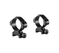 Hawke Precision Steel 34mm Low Weaver & Picatinny Scope Mount Rings - 2-Pc Hex