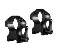 Hawke Precision Steel Quick Release Weaver High Riflescope Ring Mounts 1"