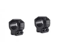 Hawke Tactical 1" 2 Piece Match Mounts 9-11mm Rifle Scope Rings - Medium - 24101