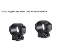 Hawke Tactical 9-11 Medium Riflescope Ring Mounts 30mm