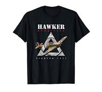Hawker Hurricane British RAF Fighter WWII Warbird Pilot Gift T-Shirt