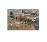 Hawker Hurricane Military Plane Aircraft (20) Picture Print Canvas Poster Wall Paint Art Posters Decor Modern Home Artworks 12x18i