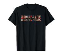 Hawker Hurricane Silhouette British Flag Letters T-Shirt