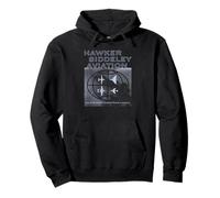 Hawker Siddeley Aviation Vintage Aircraft Silhouettes Ad Pullover Hoodie