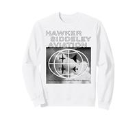 Hawker Siddeley Aviation Vintage Aircraft Silhouettes Ad Sweatshirt
