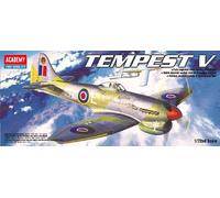 Hawker Tempest V Fighter 1:72 Plastic Model Kit Academy