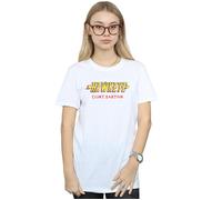 Hawkeye AKA Clint Barton Cotton Boyfriend T-Shirt Marvel White XXL
