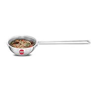Hawkins 1.5 Cup Tadka Pan, 360 ml Triply Stainless Steel Pan, Induction Pan, Silver (STP15)