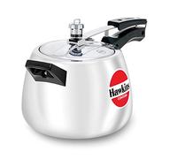 Hawkins Contura 4 Litre Pressure Cooker, Handi Cooker, Silver (HC40)