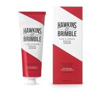 Hawkins & Brimble Mens Facial Scrub 125 ml - Walnut & Almond Pre Skin Face Exfoliator For Men | Pre Shave Lotion