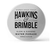 Hawkins & Brimble Mens Water Pomade 100ml - H2O Based Hair Styling/Grooming | Firm Hold Allows for Re Styling | High Shine Non Greasy Finish and Washes Out Easily