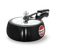 Hawkins Contura Black 3.5 Litre Pressure Cooker, Hard Anodised Cooker, Handi Cooker, Black (CB35)
