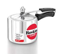 HAWKINA Classic CL3T 3-Liter New Improved Aluminum Pressure Cooker Small Silver