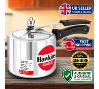 Hawkins Classic 3 Litre Tall Aluminium Pressure Cooker CL3T Silver Kitchen New