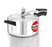 Hawkins Classic Aluminium Inner Lid Pressure Cooker, 4 Litre, Silver (CL40)