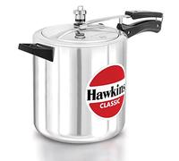 Hawkins Classic 8 Litre Pressure Cooker, Tall Design Cooker, Big Cooker, Silver (CL8T)