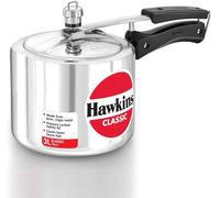 Hawkins Classic New Improved Mirror Polished Aluminium Pressure Cooker Silver