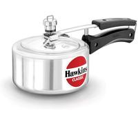 Hawkins Classic New Improved Mirror Polished Aluminium Pressure Cooker Silver