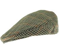 Hawkins Collection Kids Wool Flat Cap in Green, Size:, 4-8 Years