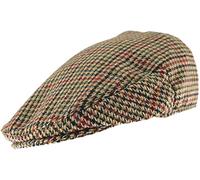Hawkins Collection Kids Wool Flat Cap in Red, Size: 4-8yrs