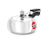Hawkins Contura 2 Litre Pressure Cooker, Handi Cooker, Silver (HC20)