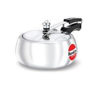 Hawkins Contura 3.5 Litre Pressure Cooker, Handi Cooker, Silver (HC35)