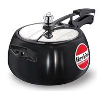 Hawkins Contura Black 5 Litre Pressure Cooker, Hard Anodised Cooker, Handi Cooker, Black (CB50)