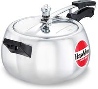 Hawkins Contura Silver Aluminium Pressure Cooker - Stovetop