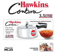 Hawkins Contura Stovetop Pressure Cooker Inner Locking Lid