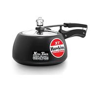 Hawkins Contura Black XT 3 Litre Pressure Cooker, Hard Anodised Cooker, Induction Cooker, Handi Cooker, Black (CXT30)
