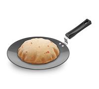 HAWKINS Futura 28 cm Roti Tava, Hard Anodised Tawa, Induction Tawa, Black (IART28)