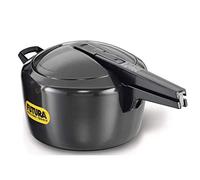 Hawkins Futura 5 Litre Pressure Cooker, Hard Anodised Pressure Cooker, Pan Cooker, Black (FP50)