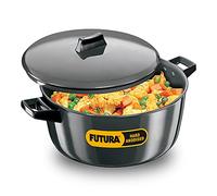HAWKINS Futura Hard Anodised Cook-N-Serve Bowl Black 6 L