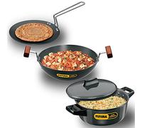 Hawkins Futura Hard Anodised Cookware, 4 Pieces Set (LS5)