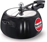 HAWKINS Hard Anodised Pressure Cooker, Aluminium, Contura Black,